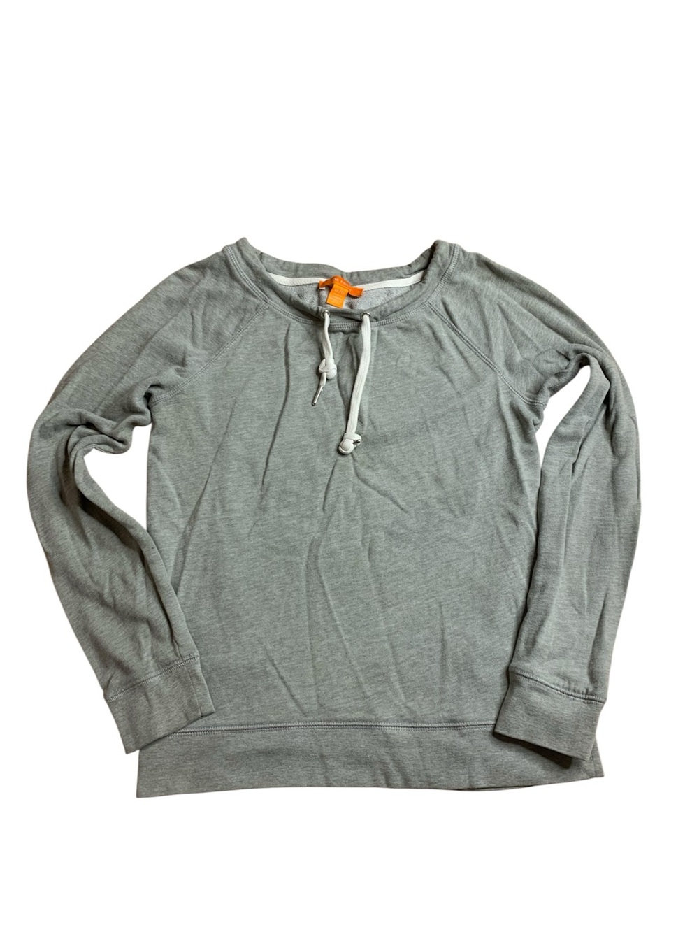 Joe Fresh Grey Long Sleeve Sweatshirt with Drawstring Detail Size XS